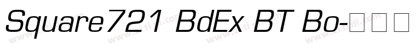 Square721 BdEx BT Bo字体转换 Square721 BdEx BT Bo字体转换